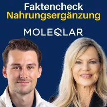 Moleqlar im Faktencheck: Nahrungsergänzung mit Dr. Maximilian Griessinger & Nina Ruge